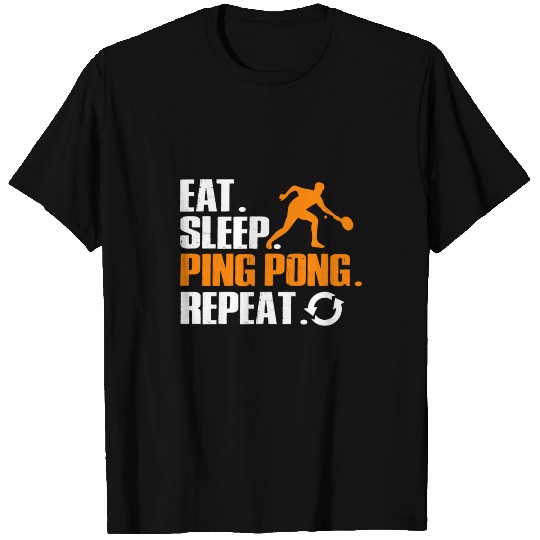 Ping Pong Ball Player Table Tennis Paddle Gift T Shirts