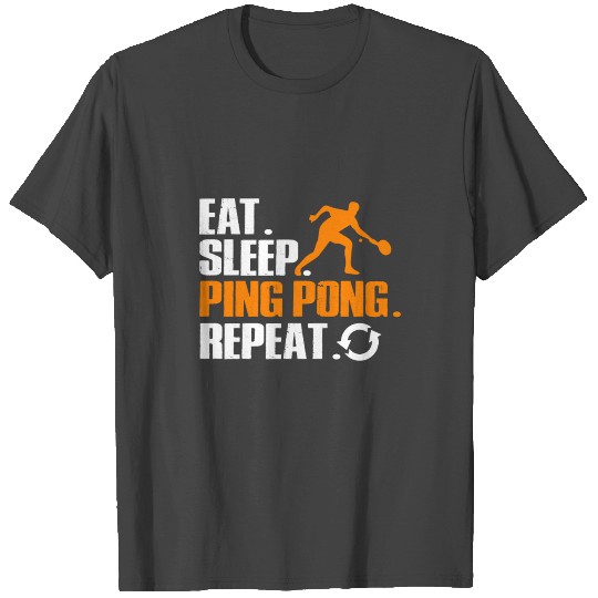 Ping Pong Ball Player Table Tennis Paddle Gift T Shirts