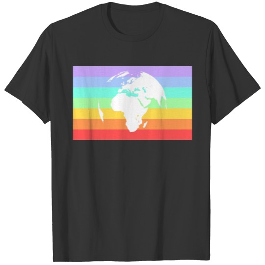 colorful world T-shirt