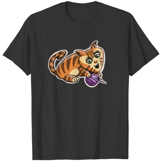 Cute playful cat, oops it’s a tiger T Shirts