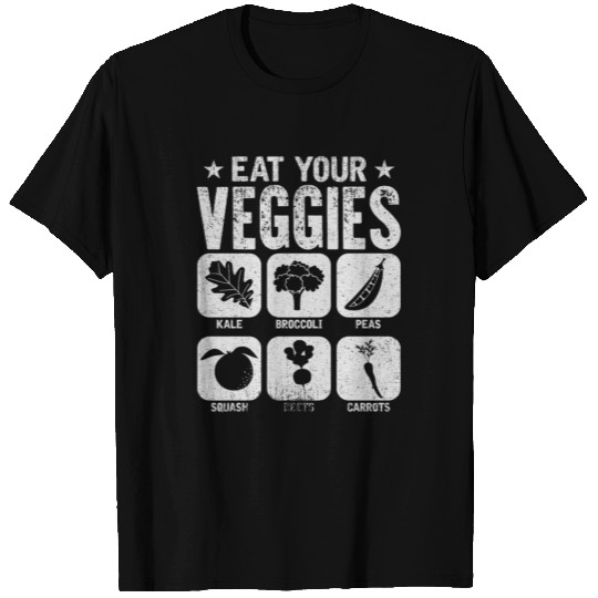 Eat Your Veggies T Shirts Vegetable Gift