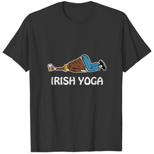 Irish Yoga Shirt St. Patrick's Day Paddy Drinking T-shirt