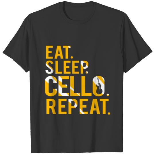 Cello Double Bass Music Teacher Symphony Violin T-shirt