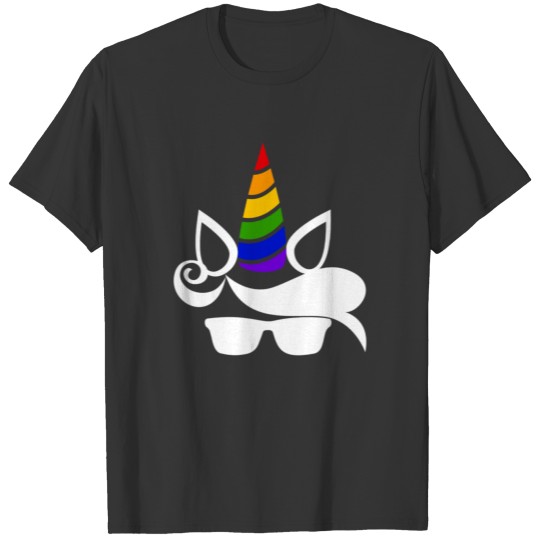 LGBT Unicorn Gay Pride Rainbow CSD T-shirt