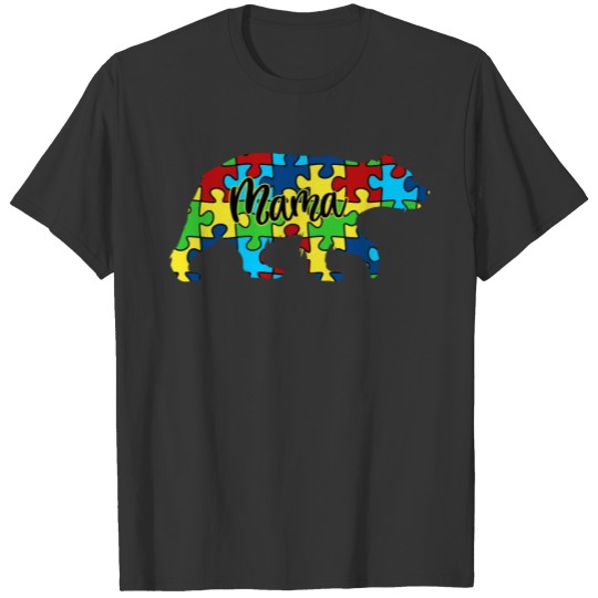 Autism Mama Bear T-shirt