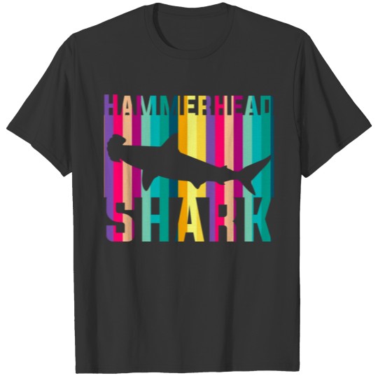 Artistic Shark Product Hammerhead Gift Ocean T-shirt