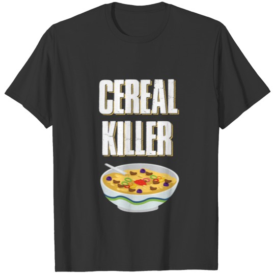 cereal killer T Shirts gift idea vegan vegetarian