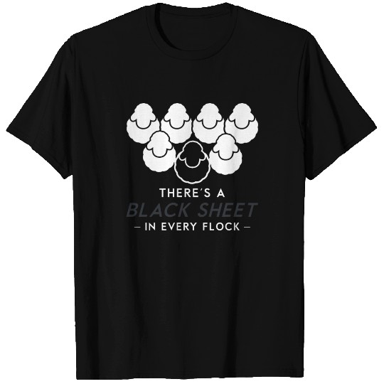 Black sheep flock T Shirts