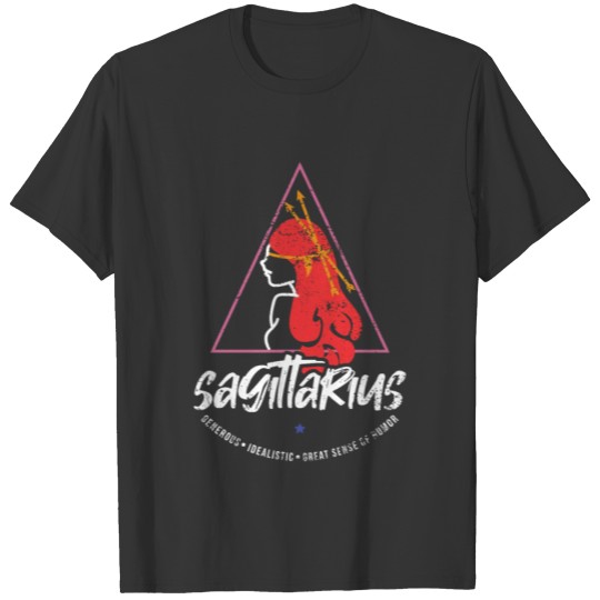 Sagittarius Zodiac Sign Birth T-shirt