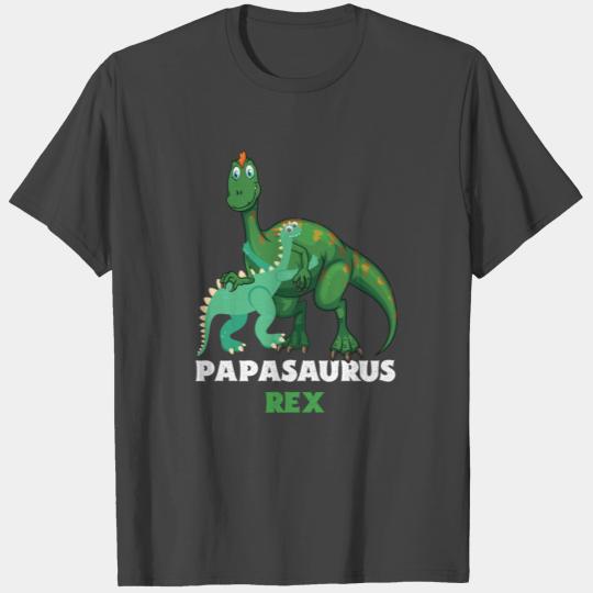 Funny Dinosaur T rex Papasaurus Father s Day T Shirts