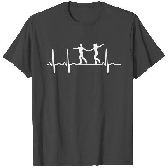 west coast swing heartbeat gift dance T Shirts