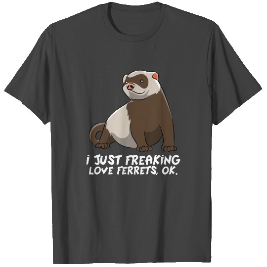 Ferret Lover Ferrets Mom Pet Cute Funny Gift T Shirts