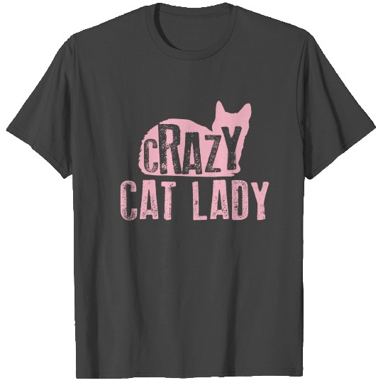 Cats Crazy Cat Lady Pet Owner Kitten Cool Gift T Shirts