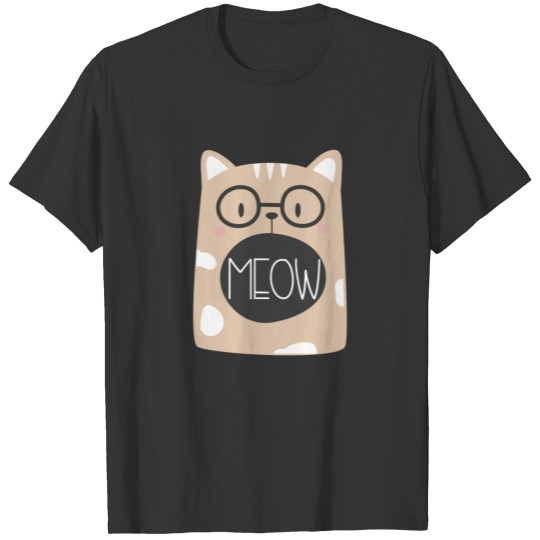 Cat Kitten Tabby Cats Owner Meow Funny Gift T Shirts