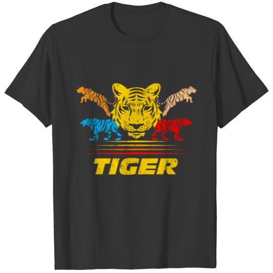 Tiger Retro T Shirts