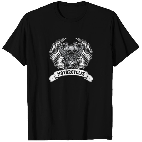 Motorcycles Biker Chopper T Shirts