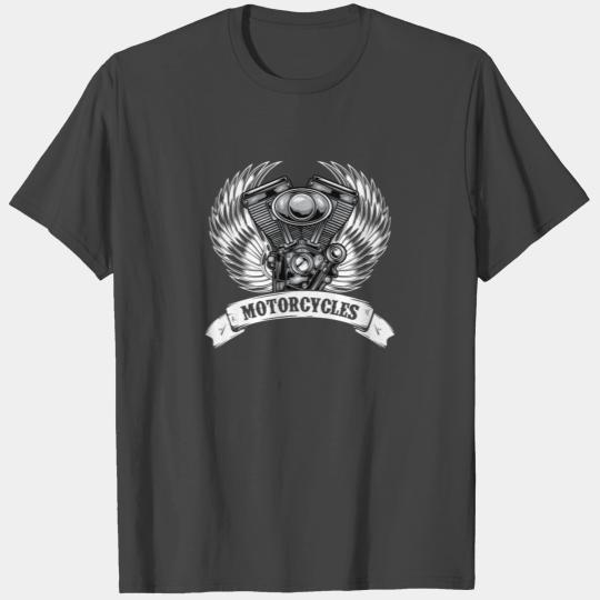 Motorcycles Biker Chopper T Shirts