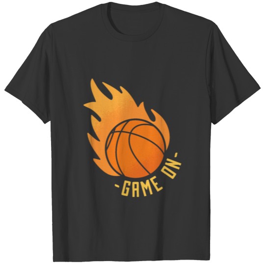 basketball game on tshirt T-shirt