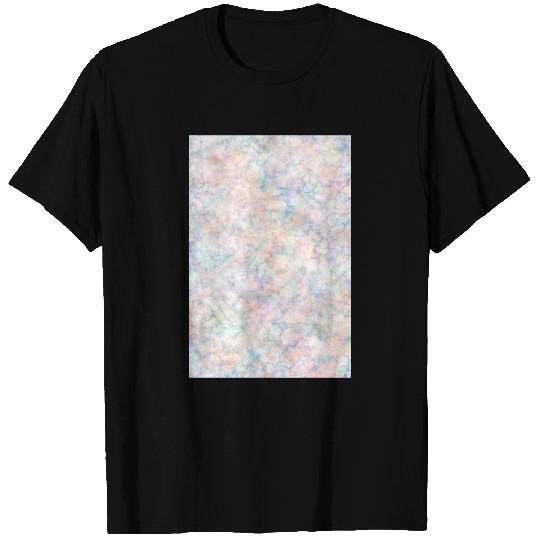 Multicolor Pastel Rainbow Marble Pattern T Shirts