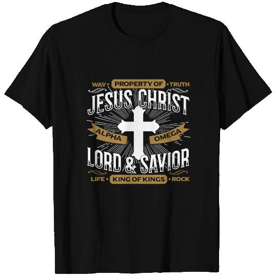 way property of truth jesus christ alpha omega lor T Shirts