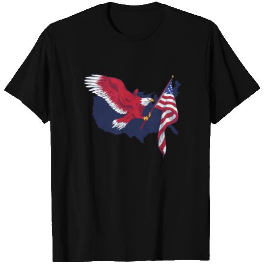 Merica Eagle 4Th July independence day T Shirts