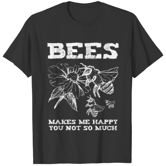Bee Sting Yellow Fly Pollen Blossom Dusting T Shirts
