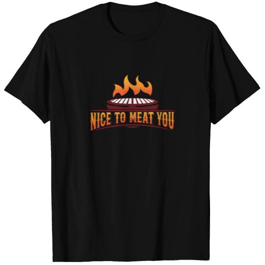 BBQ Nice to Meat you - Meat & BBQ Party T Shirts