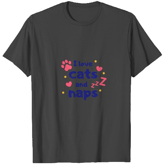 Cat nap sleeping kitten love gift idea T Shirts