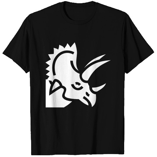 triceratops head T Shirts