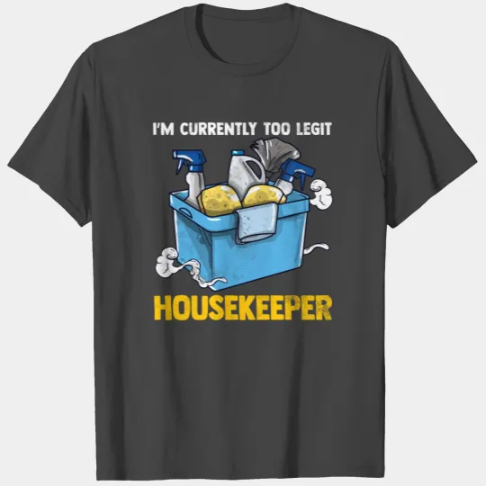 Housekeeper Maid Service Cleaning Lady T Shirts