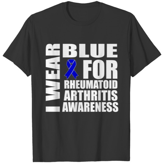 Arthritis Awareness Blue Ribbon Support Walk T-shirt