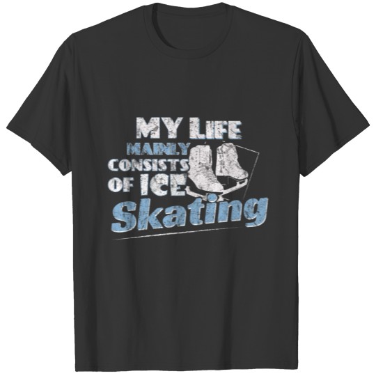 Iceskating Winter Gift T-shirt