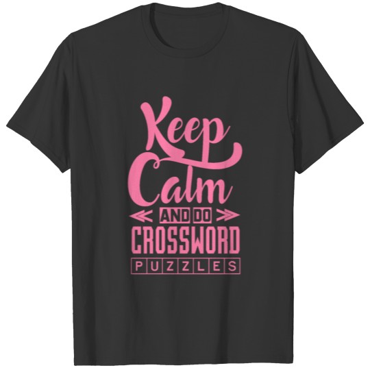 Game Crosswords Riddle Crossword Puzzle T-shirt