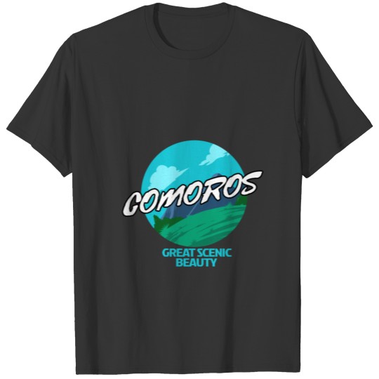 Comoros Moroni Africa Country Flag T-shirt