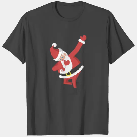 Dabbing Santa Funny Christmas Santa Claus Dance T- T Shirts