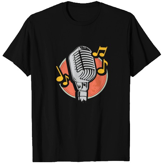 Retro Micro microphone Old School Microphone T Shirts