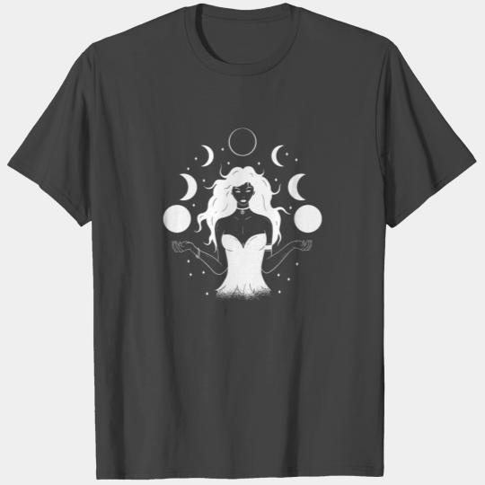Goddess Eclipse White T Shirts