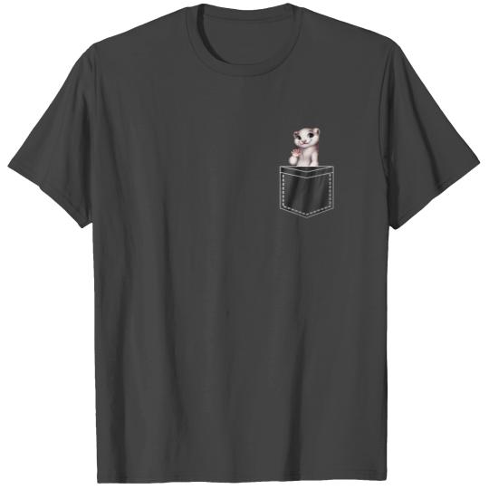 T Shirts with Pocket Unisex Ferret T Shirts Design