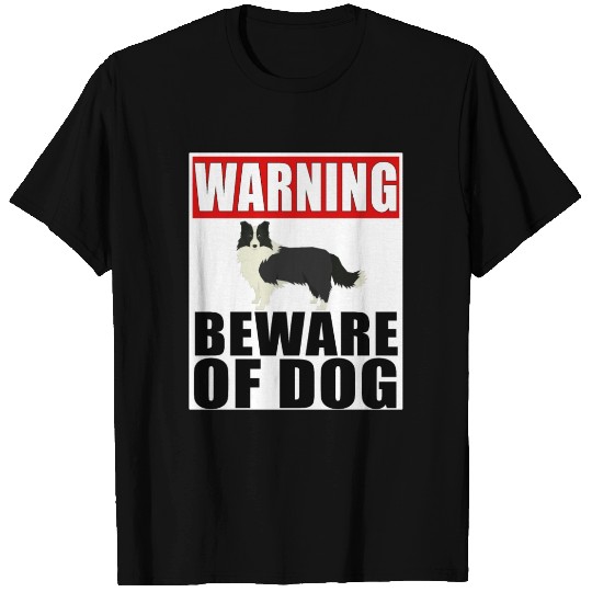 Warning Border Collie Beware Of Dog T Shirts