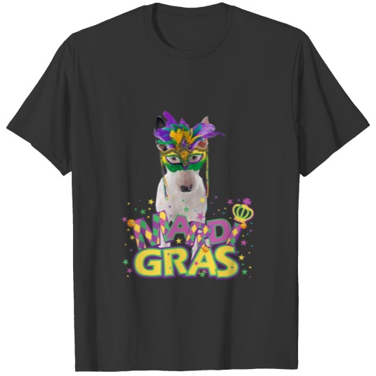 Bull Terrier Mardi Gras For Men Women Kids T-shirt