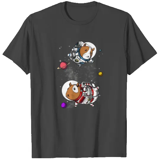Guinea Pigs Space Astronauts T Shirts