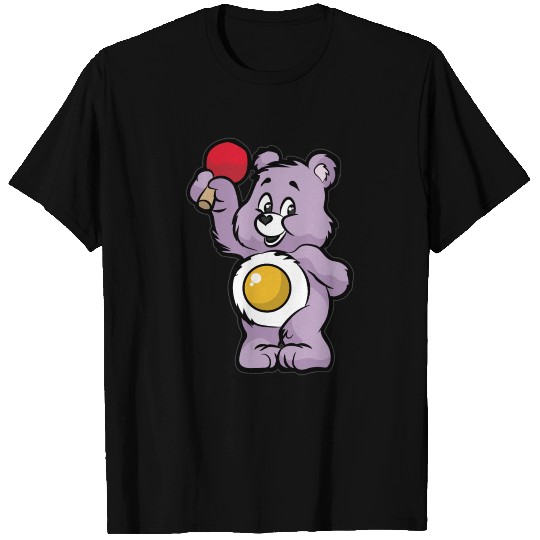 PING PONG TEDDY Table Tennis Bat Player Gift T Shirts