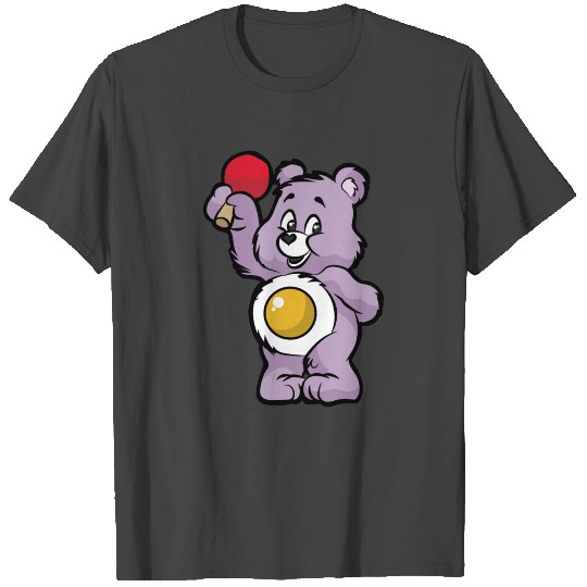 PING PONG TEDDY Table Tennis Bat Player Gift T Shirts