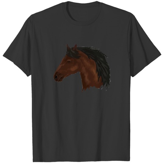 Brown Horse funny tshirt T-shirt