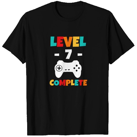 Level 7 Completed Gamer Happy Birthday T Shirts