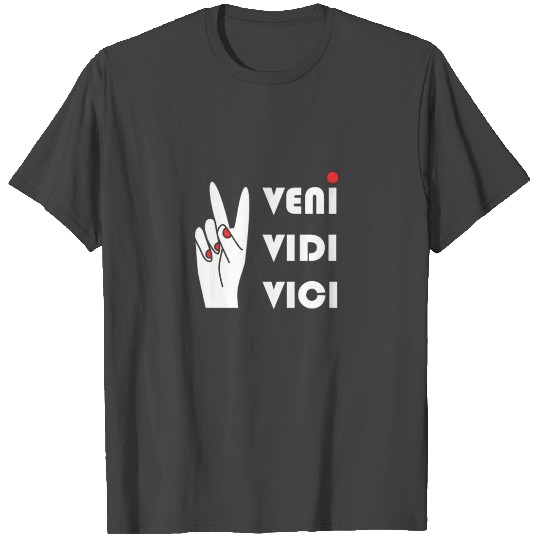 Veni Vidi Vici T Shirts Roman Quote Gift T Shirts T Shirts