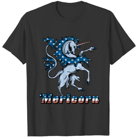 Americorn Funny Unicorn 4th of July Gift T-shirt