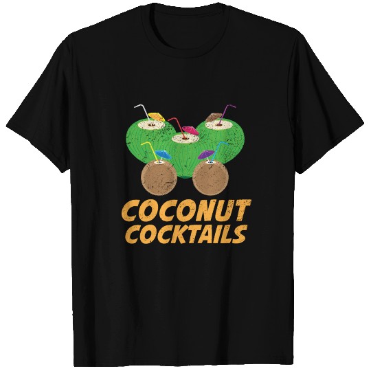 Coconut Cocktails Drinks Fruit T Shirts