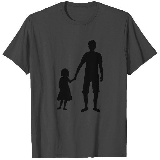 dad father and daughter father's day child dad fam T Shirts