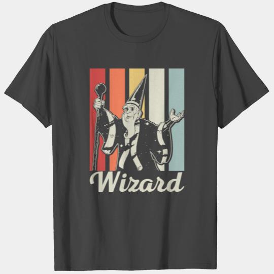 Wizard Witchcraft Sorcerer Magic Retro Cool Gift T Shirts